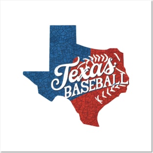 Texas Baseball Posters and Art